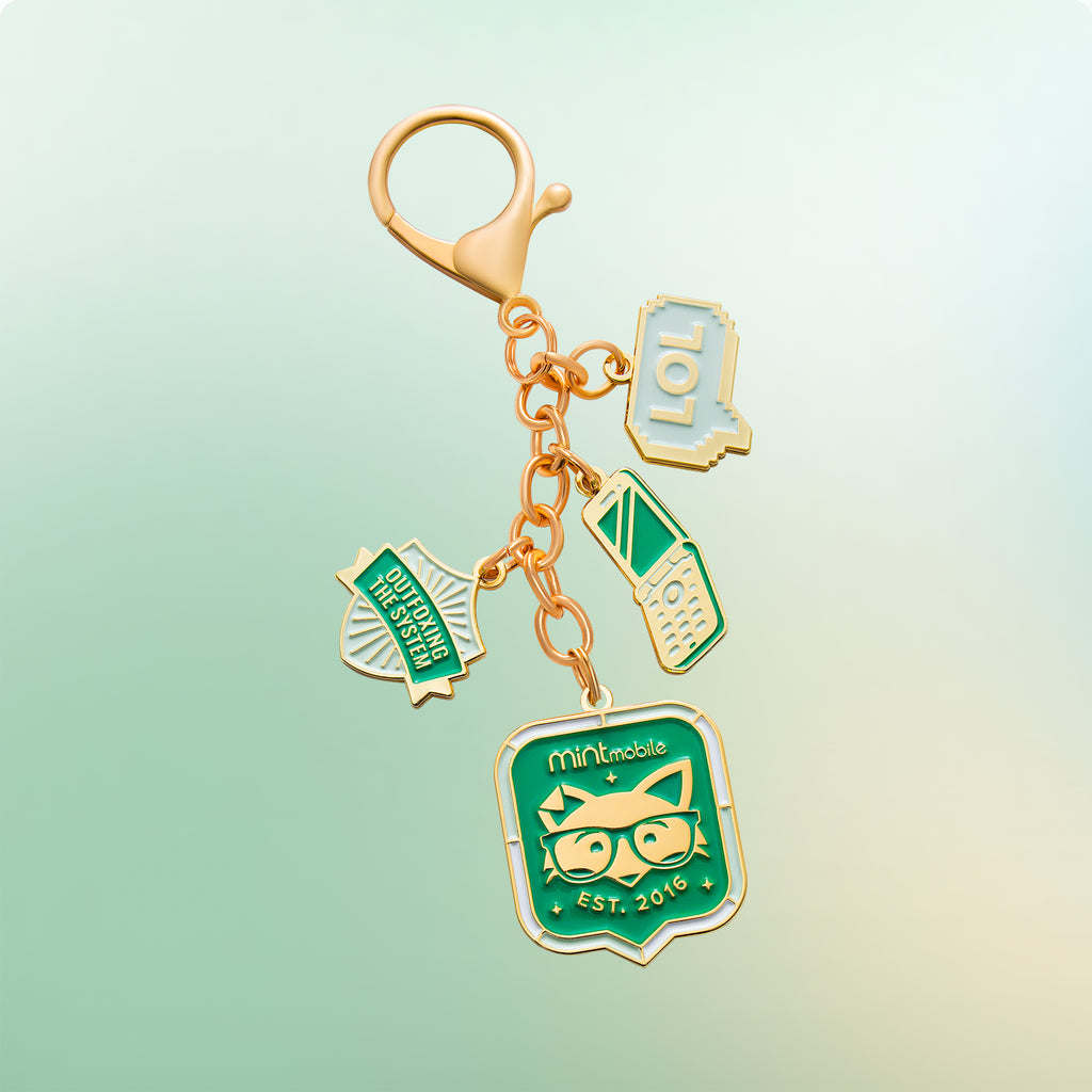 Charming as Fox Bag Charms