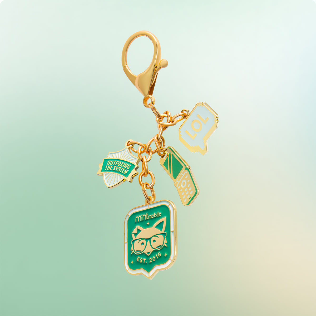 Charming as Fox Bag Charms