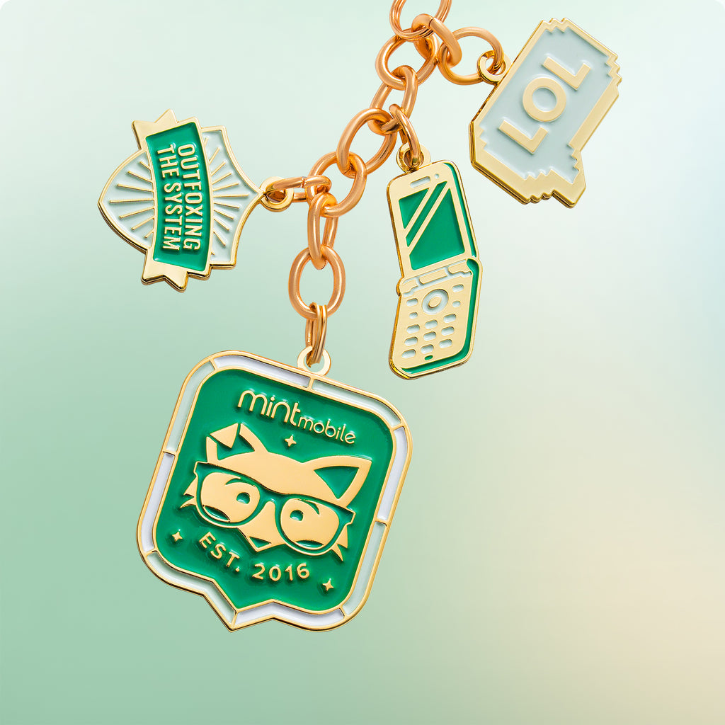 Charming as Fox Bag Charms