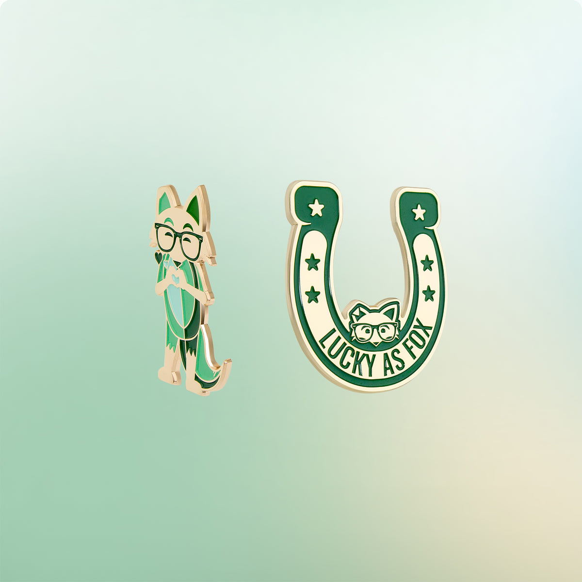 Good Luck Charm Pin Set